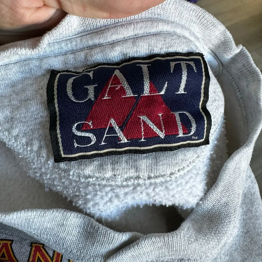 Vintage Kanas City Chiefs‎ 1995 Galt Sand Sweater Mens L Crewneck AFC Western